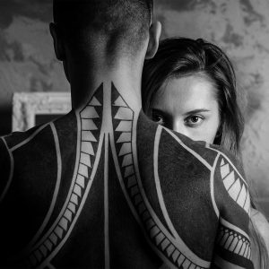 people, man, woman, body, tattoo, art, couple
